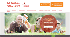Desktop Screenshot of mutuelleduvaldesevre.com