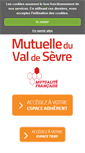 Mobile Screenshot of mutuelleduvaldesevre.com